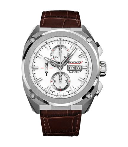 Formex Element Automatic Chronograph Full Steel White Croco