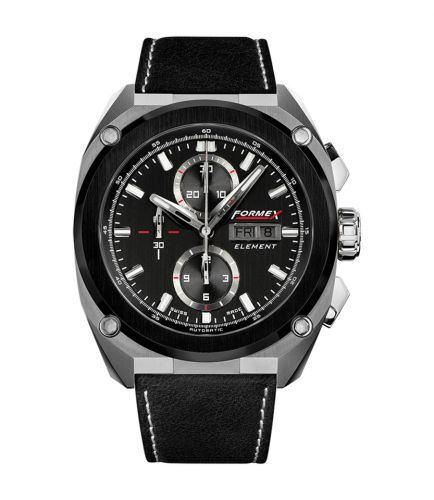 Formex Element Automatic Chronograph Ceramic Bezel Black Calf
