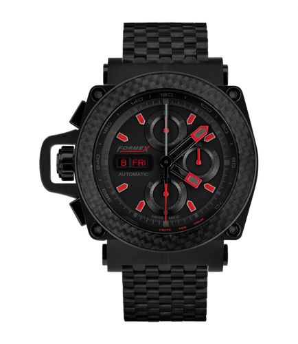 Formex Motorsport Automatic Chronograph PVD Carbon Bezel Black Limited Edition Bracelet