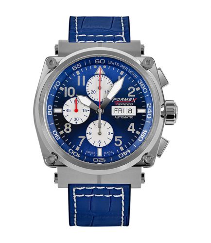 Formex Pilot Automatic Chronograph Blue Croco