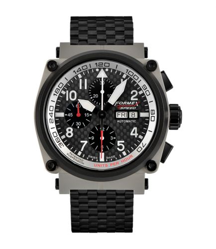 Formex Pilot Automatic Chronograph Sandblasted Carbon Fibre Bracelet