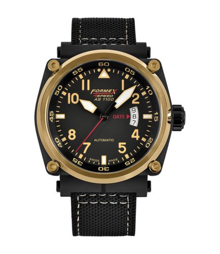 Formex Pilot Automatic Gold Black Calf