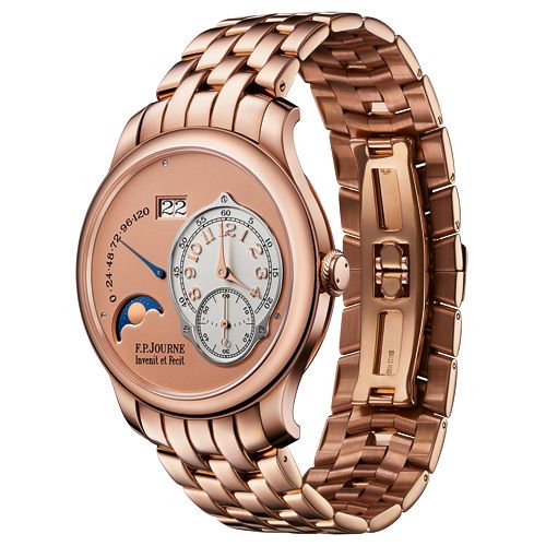 FP Journe Octa Lune 42 Rose Gold Pink Bracelet
