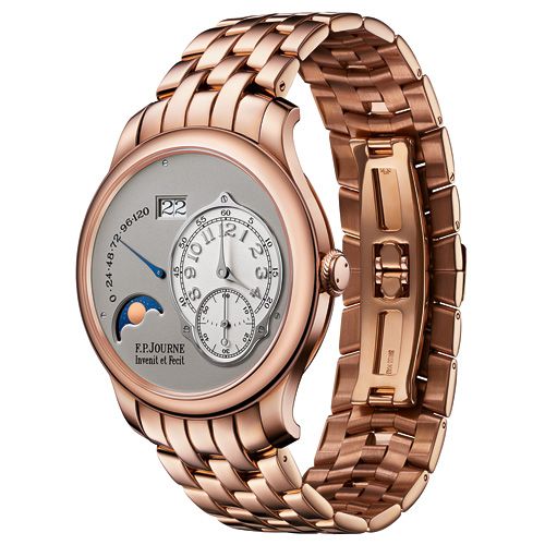 FP Journe Octa Lune 42 Rose Gold Grey Bracelet