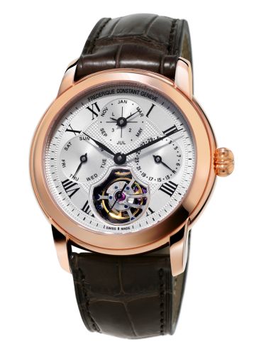 Frederique Constant Classic Tourbillon Perpetual Calendar Manufacture Silver