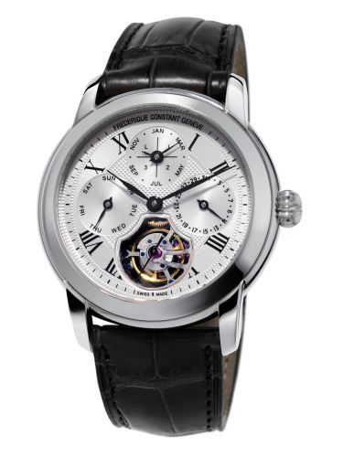 Frederique Constant Classic Tourbillon Perpetual Calendar Manufacture Silver
