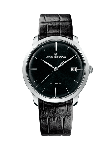 Girard-Perregaux 1966 38 White Gold Black Alligator