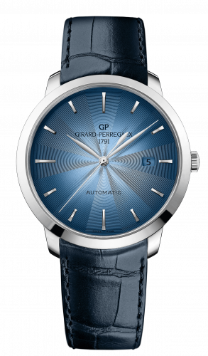 Girard-Perregaux 1966 40 Stainless Steel Blue Alligator Strap