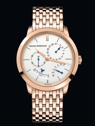 Girard-Perregaux 1966 Annual Calendar Equation of Time Pink Gold Bracelet