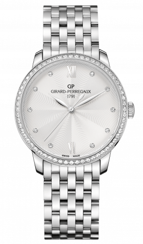 Girard-Perregaux 1966 36mm Stainless Steel Diamond Silver Bracelet