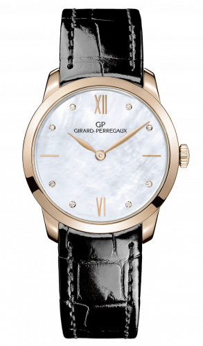 Girard-Perregaux 1966 30mm Pink Gold MOP Alligator