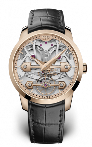 Girard-Perregaux Classic Bridges 45mm Pink Gold Alligator