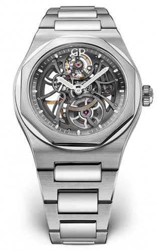 Girard-Perregaux Laureato 42 Automatic Skeleton Stainless Steel Bracelet