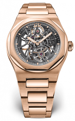 Girard-Perregaux Laureato 42 Automatic Skeleton Pink Gold Bracelet