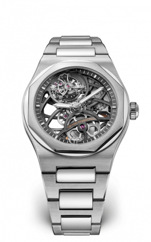 Girard-Perregaux Laureato 42 Flying Tourbillon Skeleton White Gold Bracelet