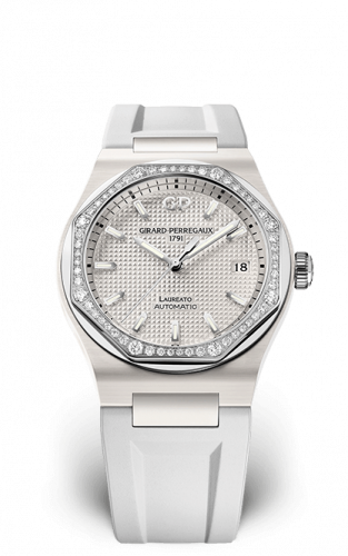 Girard-Perregaux Laureato 38 Automatic Ceramic White Rubber