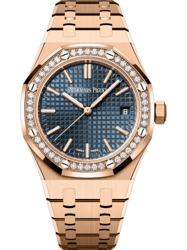 Audemars Piguet Royal Oak Selfwinding 37 Pink Gold - Diamond Blue