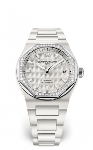 Girard-Perregaux Laureato 38 Automatic Ceramic White Bracelet