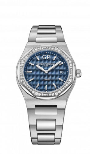 Girard-Perregaux Laureato 34 Quartz Stainless Steel Diamond Blue