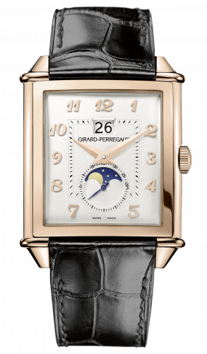Girard-Perregaux Vintage 1945 XXL Large Date and Moonphases Pink Gold Silver