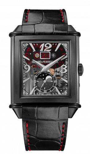 Girard-Perregaux Vintage 1945 XXL Large Date and Moonphases Titanium DLC Grey Sapphire