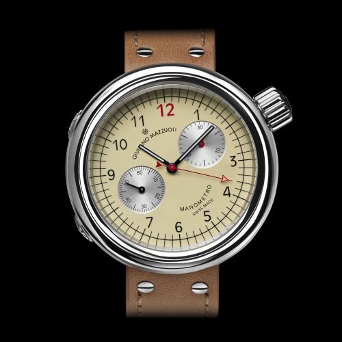 Giuliano Mazzuoli Manometro Chronograph Polished Ivory