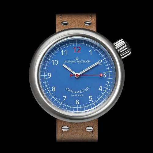 Giuliano Mazzuoli Manometro Brushed Blue