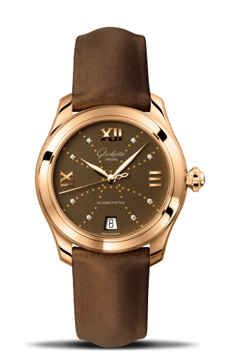 Glashütte Original Lady Serenade Rose Gold Brown - Index Line