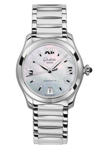 Glashütte Original Lady Serenade Stainless Steel MOP Bracelet