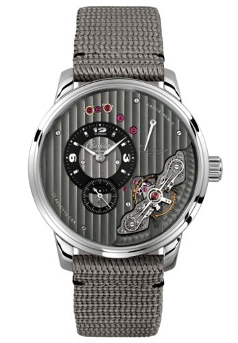 Glashütte Original PanoInverse Stainless Steel Black Alligator Pin