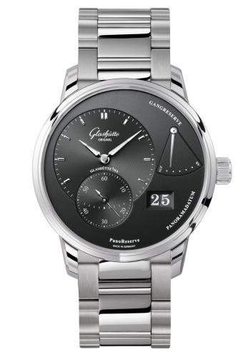 Glashütte Original PanoReserve Stainless Steel Grey Bracelet