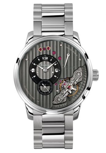 Glashütte Original PanoInverse Stainless Steel Black Bracelet