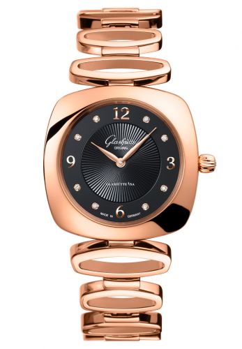 Glashütte Original Pavonina Red Gold Black Bracelet