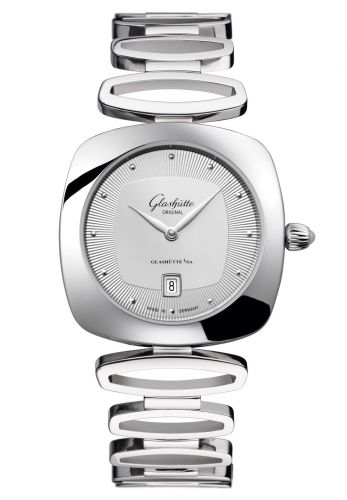 Glashütte Original Pavonina Date Stainless Steel Silver Bracelet