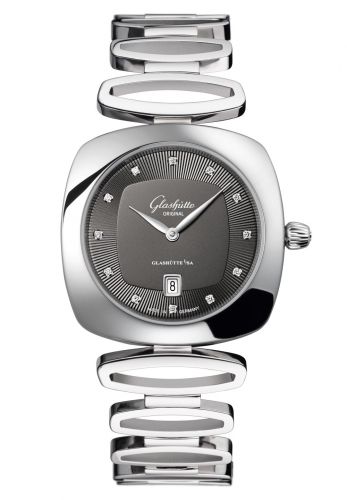 Glashütte Original Pavonina Date Stainless Steel Grey Bracelet