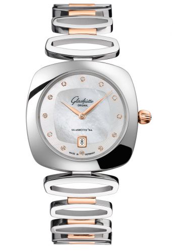 Glashütte Original Pavonina Bicolor MOP Diamond Bracelet