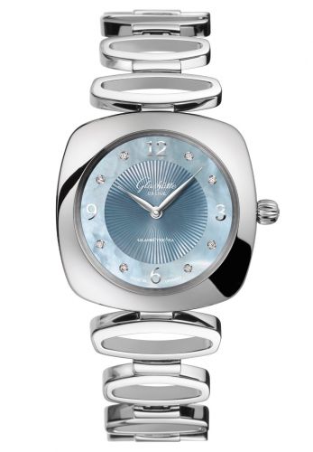 Glashütte Original Pavonina Stainless Steel Blue MOP Bracelet