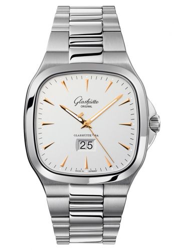 Glashütte Original Seventies Panorama Date Silver Bracelet