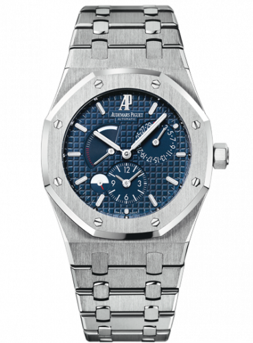 Audemars Piguet Royal Oak Dual Time Stainless Steel Blue