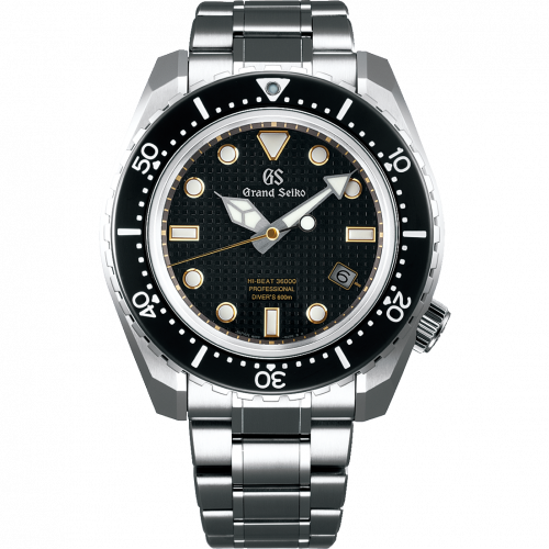 Grand Seiko Automatic Hi-Beat 36000 Professional 600 m Diver's Titanium Black Bracelet