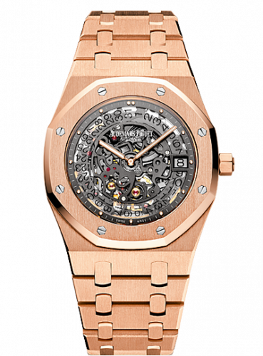 Audemars Piguet Royal Oak 15204 Openworked Extra-Thin Pink Gold