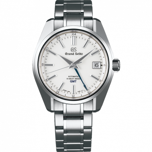 Grand Seiko Automatic Hi Beat 36000 GMT Titanium White Bracelet