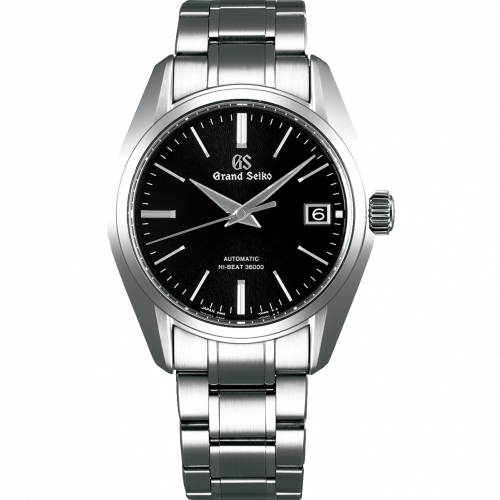 Grand Seiko Automatic Hi Beat 36000 Stainless Steel Black Bracelet
