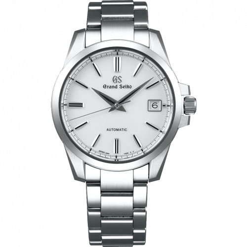 Grand Seiko Automatic Date Stainless Steel White Bracelet