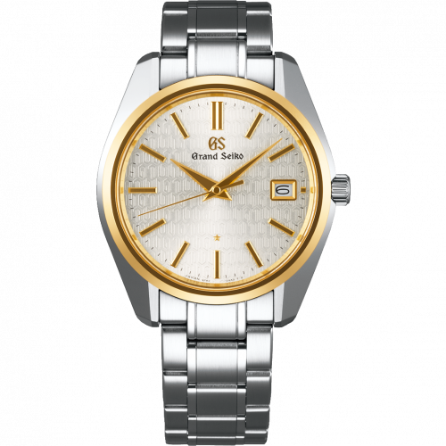 Grand Seiko Quartz Date Stainless Steel Yellow Gold Caliber 9F 25th Anniversary Limited Edition