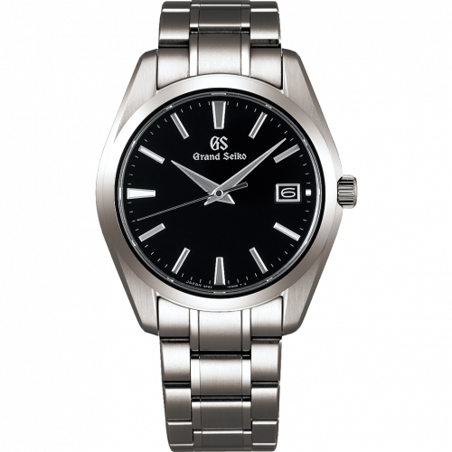 Grand Seiko Quartz Titanium Black Bracelet