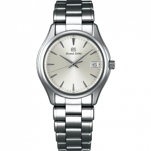 Grand Seiko Quartz Date Stainless Steel Silver Bracelet