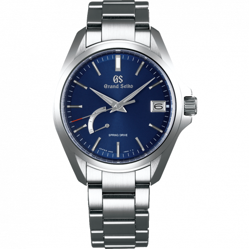 Grand Seiko Spring Drive Stainless Steel Blue Bracelet