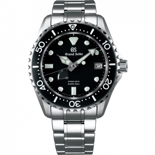 Grand Seiko Spring Drive 200 m Diver's Stainless Steel Black Bracelet