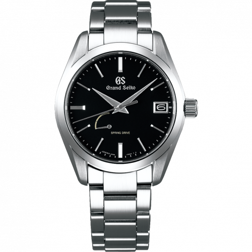 Grand Seiko Spring Drive Stainless Steel Black Bracelet